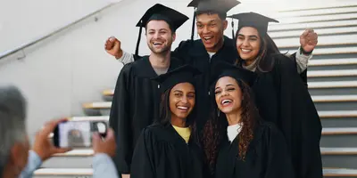graduates celebrating